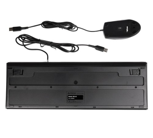 Комплект (клавіатура, миша) A4Tech KR-8372 Black