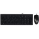 Комплект (клавіатура, миша) A4Tech KR-8372 Black