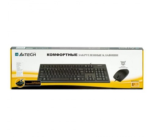 Комплект (клавіатура, миша) A4Tech KR-8520 Black
