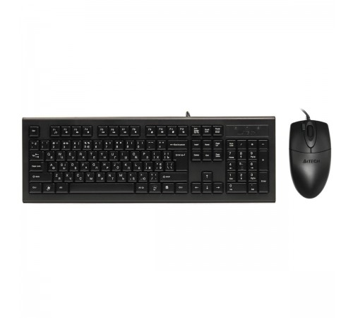 Комплект (клавіатура, миша) A4Tech KR-8520 Black