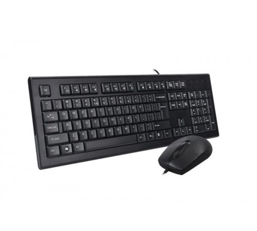 Комплект (клавіатура, миша) A4Tech KR-8572S Black