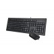 Комплект (клавіатура, миша) A4Tech KR-8572S Black
