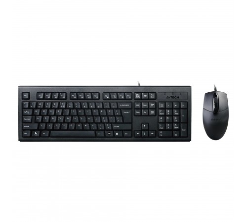Комплект (клавіатура, миша) A4Tech KRS-8372 Black