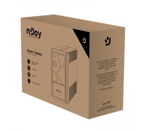 Джерело безперебійного живлення NJOY Keen 800 (UPLI-LI080KU-CG01B)