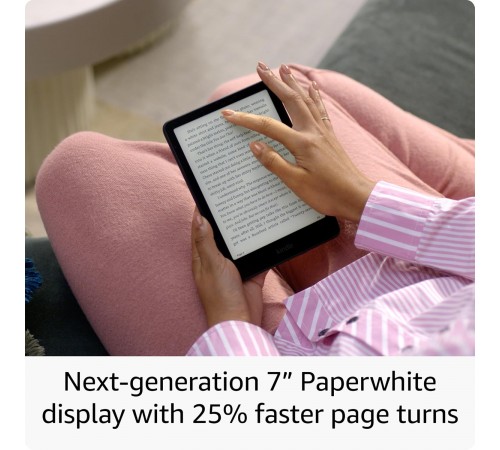 Електронна книга Amazon Kindle Paperwhite (12th Gen) Signature Edition (2024) SA569P 32GB Metallic Black_JP