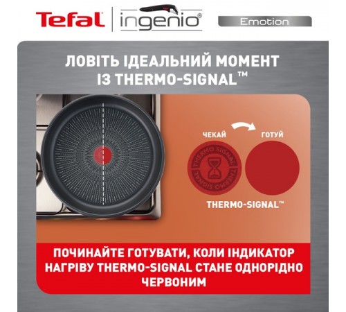 Набір посуду Tefal Ingenio Emotion 3 предмети (L897S374)