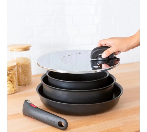 Кришка із захистом від розбризкування Tefal Ingenio 20-28 см (L9829853) Кришка із захистом від розбризкування Tefal Ingenio 20-28 см (L9829853)
