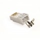 Конектор RJ 45 Cablexpert (LC-PTF7-01/10) 8P8C, Cat.7, FTP, з наскрізними отворами, позолочені контакти (10 шт/уп)