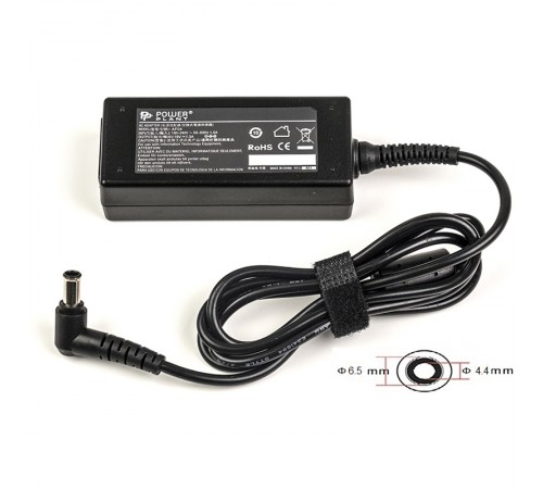 Блок живлення PowerPlant для ноутбука LG 220V, 19V 25W 1.3A, 6.5х4.4мм, with pin (LG25F6544)