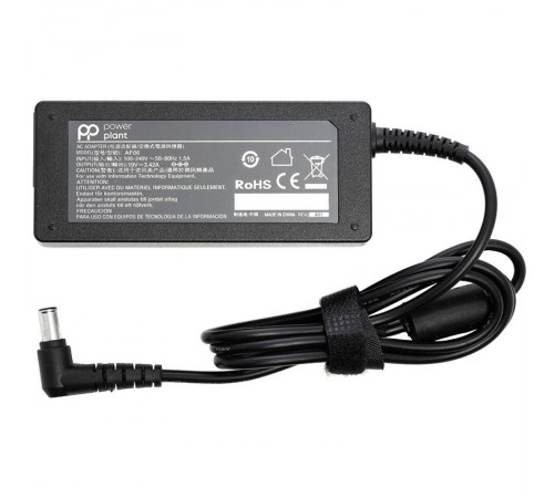 Блок живлення PowerPlant для ноутбука LG 220V, 19V 65W 3.42A, 6.5х4.4мм (LG65F6544)