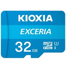 Карта пам`ятi MicroSDHC 32GB UHS-I Class 10 Kioxia Exceria R100MB/s (LMEX1L032GG2) + SD-адаптер