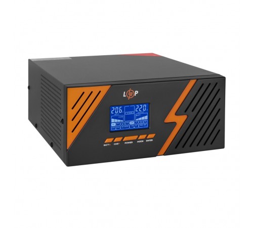 Джерело безперебійного живлення LogicPower LPM-PSW-1500VA (1050 Вт) Black