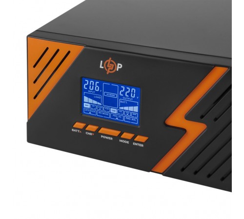 Джерело безперебійного живлення LogicPower LPM-PSW-1500VA (1050 Вт) Black