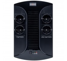 Джерело безперебійного живлення 650VA-PS, Lin.int., AVR, 4 x евро, пластик