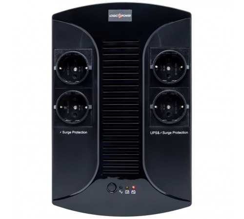 Джерело безперебійного живлення 650VA-PS, Lin.int., AVR, 4 x евро, пластик
