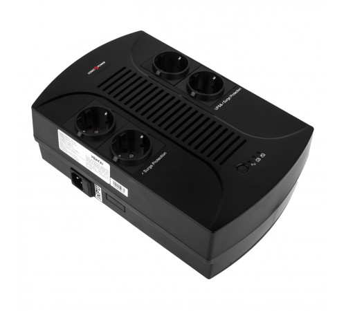 Джерело безперебійного живлення 650VA-PS, Lin.int., AVR, 4 x евро, пластик