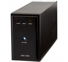 Джерело безперебійного живлення LogicPower LPM-1250VA, Lin.int., AVR, 3 x евро, металл