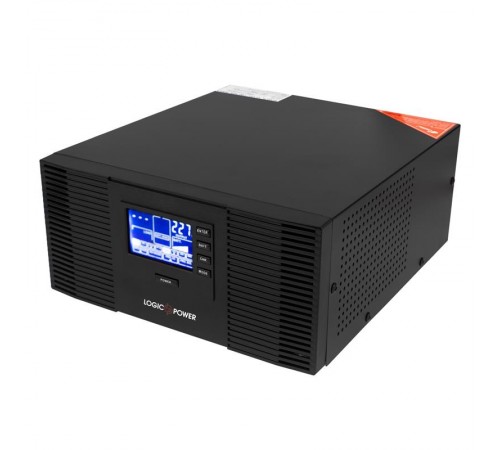 Джерело безперебійного живлення LogicPower LPM-PSW-1500VA (1050 Вт), Lin.int., AVR, 2 x евро, метал Джерело безперебійного живлення LogicPower LPM-PSW-1500VA (1050 Вт), Lin.int., AVR, 2 x евро, метал