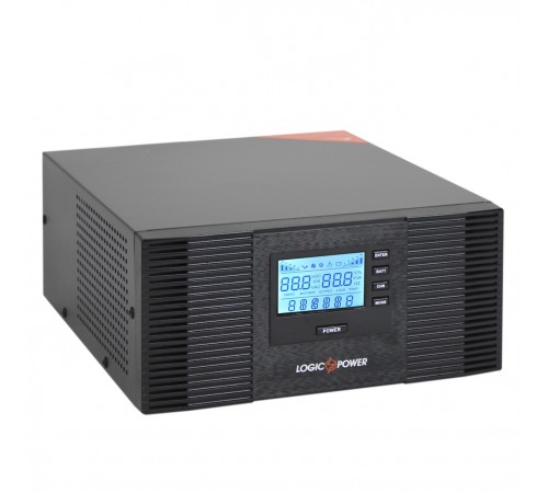 Джерело безперебійного живлення LogicPower LPM-PSW-1500VA (1050 Вт), Lin.int., AVR, 2 x евро, метал Джерело безперебійного живлення LogicPower LPM-PSW-1500VA (1050 Вт), Lin.int., AVR, 2 x евро, метал