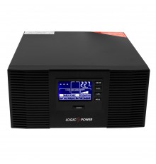 Джерело безперебійного живлення LogicPower LPM-PSW-1500VA (1050 Вт), Lin.int., AVR, 2 x евро, метал