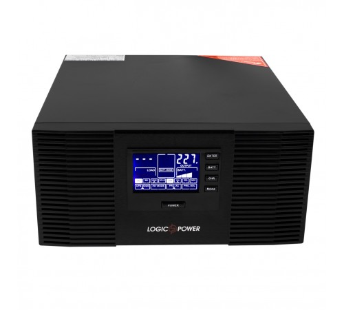 Джерело безперебійного живлення LogicPower LPM-PSW-1500VA (1050 Вт), Lin.int., AVR, 2 x евро, метал Джерело безперебійного живлення LogicPower LPM-PSW-1500VA (1050 Вт), Lin.int., AVR, 2 x евро, метал