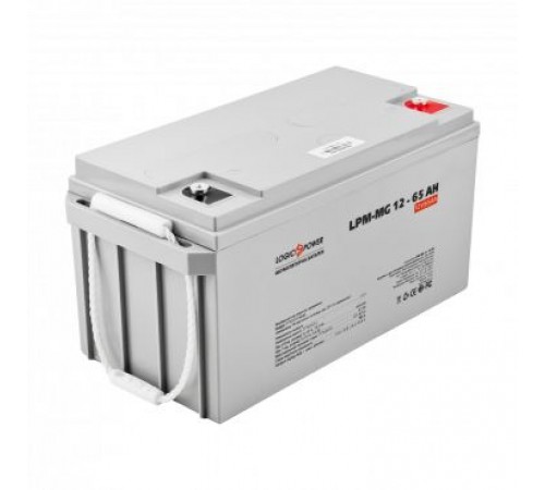 Акумуляторна батарея LogicPower 12V 65AH (LPM-MG 12 - 65 AH) AGM мультигель