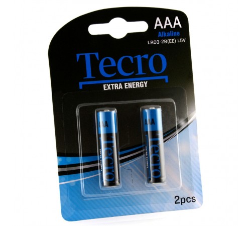 Батарейка Tecro Extra Energy Alkaline AAA/LR03 BL 2 шт