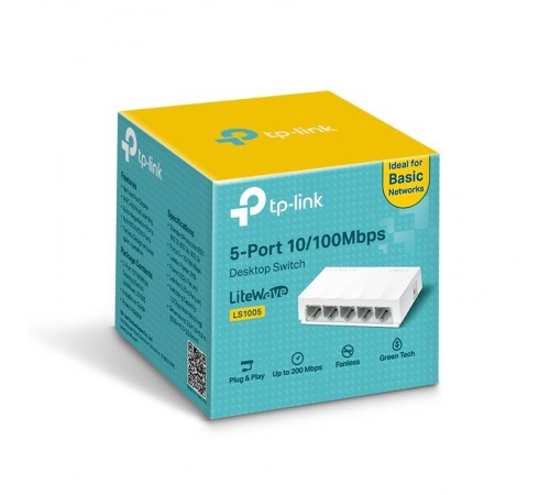 Комутатор TP-Link LS1005 Комутатор TP-Link LS1005