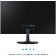 Монiтор Samsung 24" Essential S3 LS24D360 (LS24D360GAIXUA) VA Black Curved 100Hz