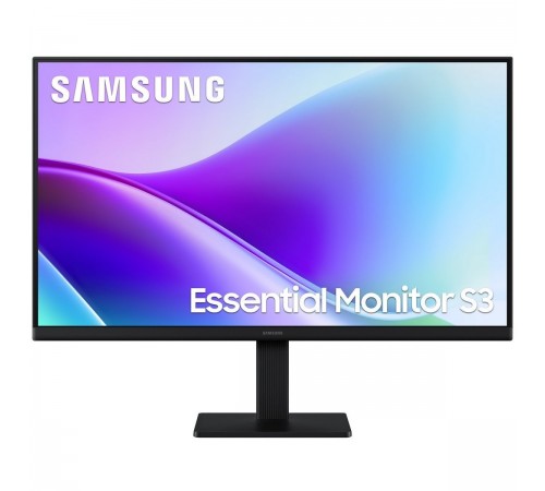 Монiтор Samsung 24" Essential S3 LS24F320 (LS24F320GAIXCI) IPS Black 120Hz
