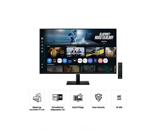 Монiтор Samsung 32" Smart Monitor M7 (LS32FM702UIXUA) VA Black Монiтор Samsung 32" Smart Monitor M7 (LS32FM702UIXUA) VA Black