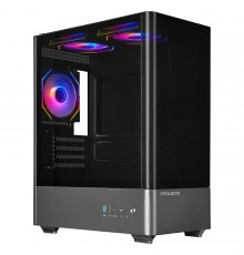Корпус Prologix Lumi GM-01AB Glass Black