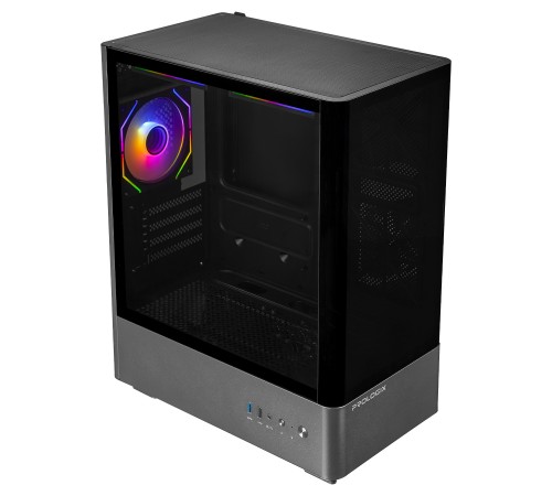 Корпус Prologix Lumi GM-01AB Glass Black
