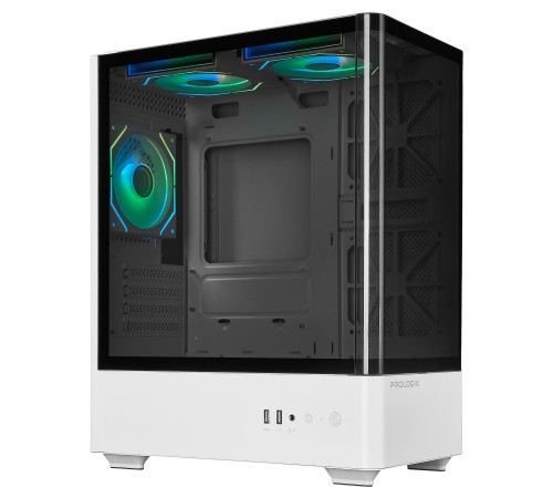 Корпус Prologix Lumi GM-01AW Glass White