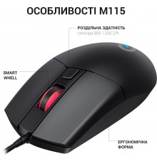 Миша OfficePro M115 Black