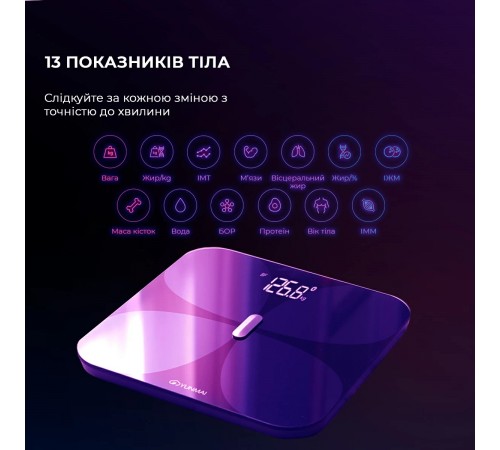 Ваги підлогові Yunmai Pro Black (M1806CH-BK)