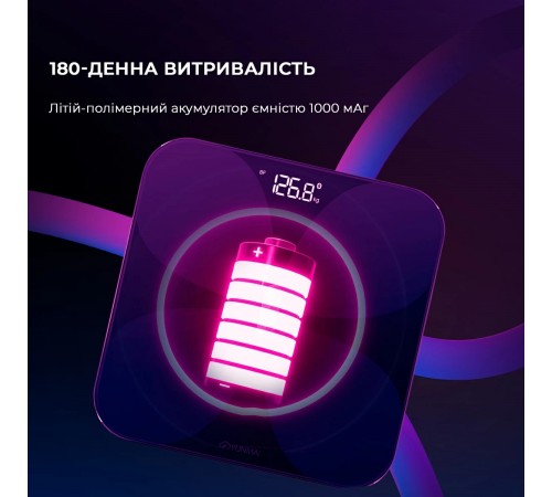 Ваги підлогові Yunmai Pro Black (M1806CH-BK)