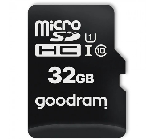 Карта пам`ятi MicroSDHC 32GB UHS-I Class 10 Goodram + SD-adapter + OTG Card reader (M1A4-0320R12)