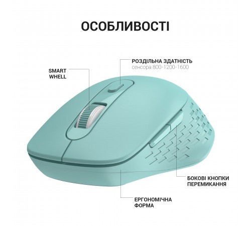 Миша бездротова OfficePro M230M Mint