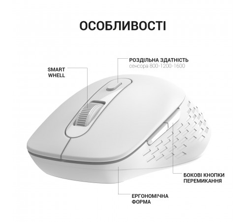 Миша бездротова OfficePro M230W White
