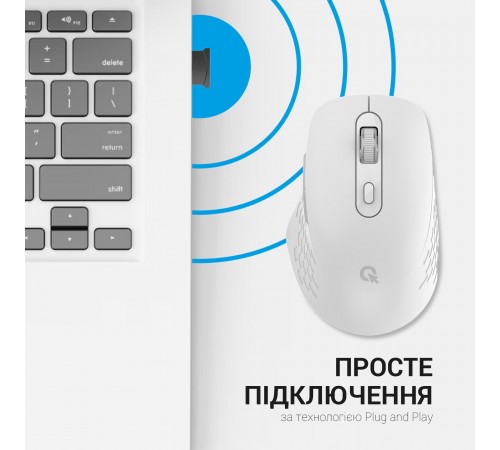 Миша бездротова OfficePro M230W White