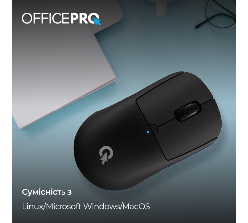 Миша бездротова OfficePro M307B Black