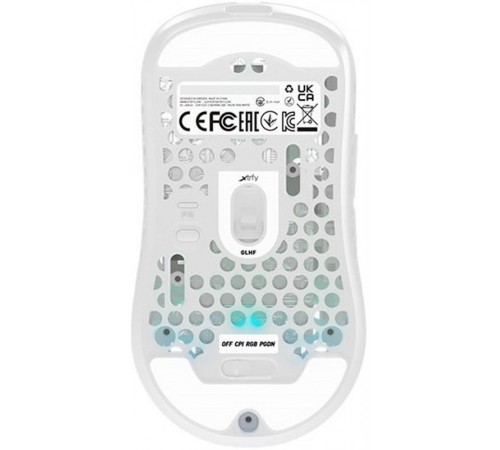 Миша бездротова Xtrfy M42 RGB Wireless White (M42W-RGB-WHITE)