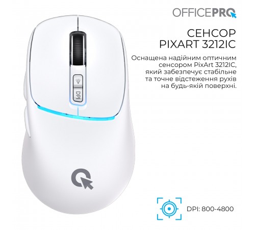 Миша бездротова OfficePro M468W White