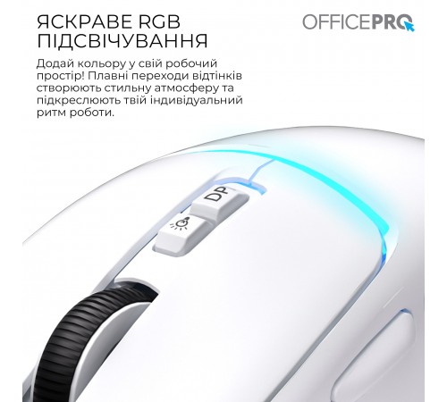 Миша бездротова OfficePro M468W White