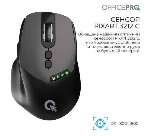 Миша бездротова OfficePro M520B Black