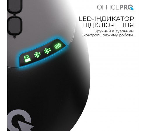 Миша бездротова OfficePro M520B Black