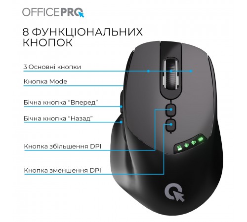 Миша бездротова OfficePro M520B Black
