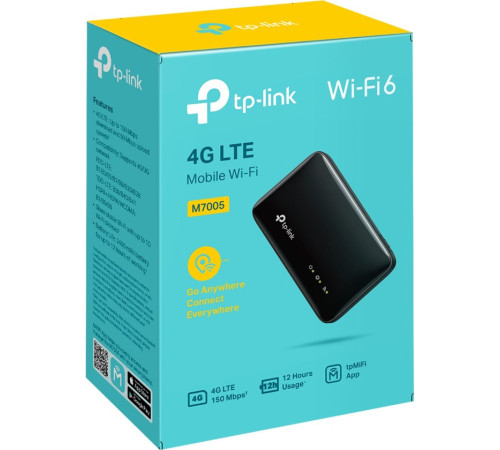 Бездротовий 3G/4G маршрутизатор TP-Link M7005 Black