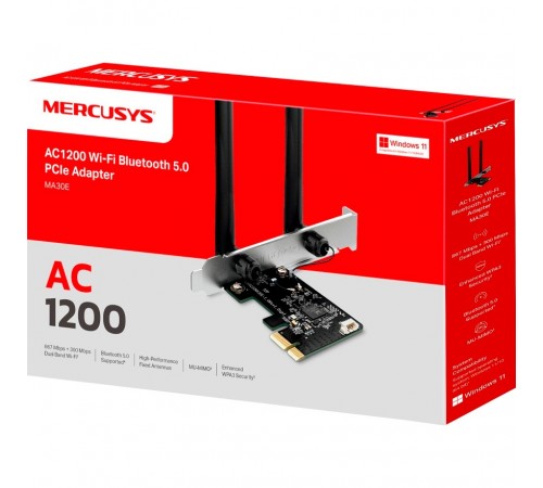 Бездротовий адаптер Mercusys MA30E